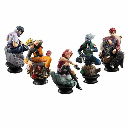 Набір Наруто у вигляді шахових фігур 6 шт Naruto Shippuden 10.0 cм NА 22.90 - фото 2
