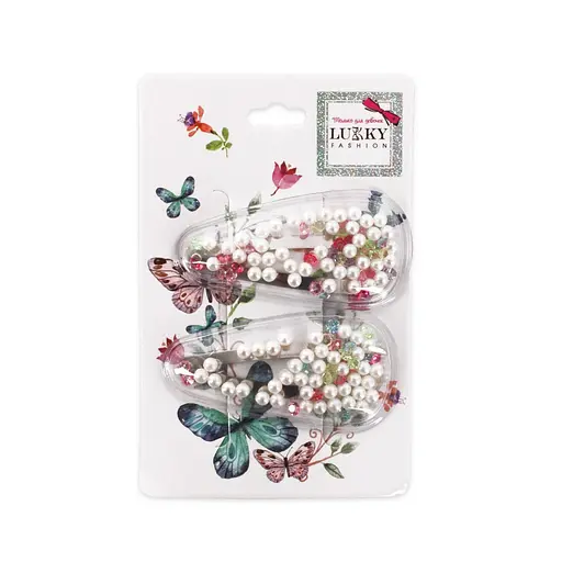 Затискач дитячий для волосся T18431, 2 штуки