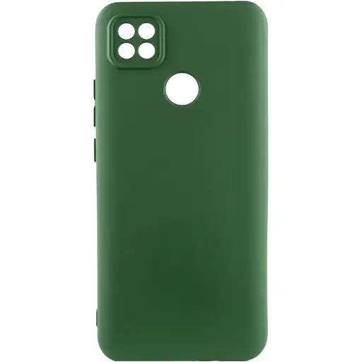 Чохол Lakshmi Silicone Cover Full Camera (AA) для Xiaomi Redmi 9C Зелений / Dark green