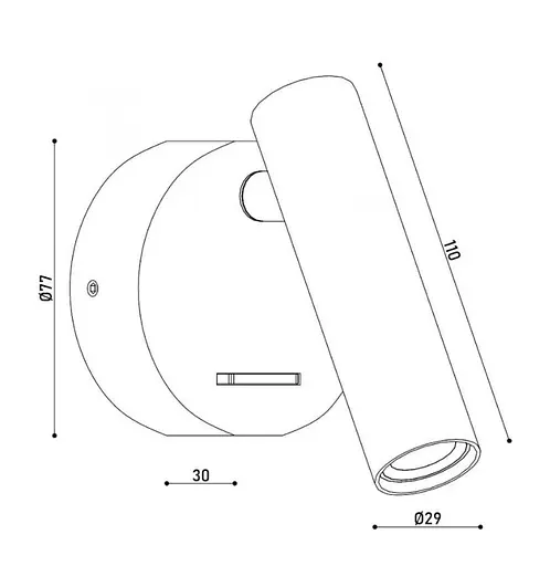 Бра KLOODI DECO WA-PIANO R110 3K GD - фото 2