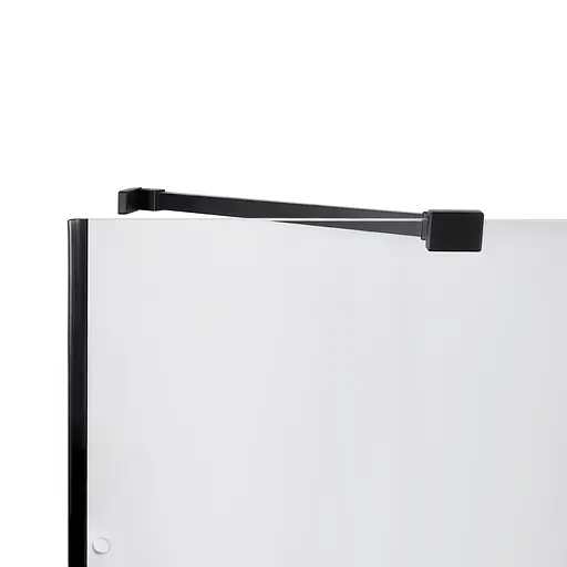 Душова кабіна Qtap Capricorn BLA10128RC6 120x80 см, скло Clear 6 мм, покриття CalcLess без піддона, Чорний, Універсальна, прозорий - фото 3