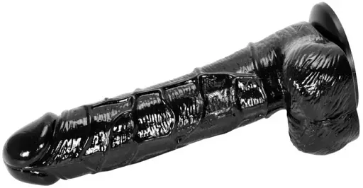 Фалоімітатор I’MCUM Black Beast Реалістичний 19 см Чорний (IM-KYJ240_black) - фото 3