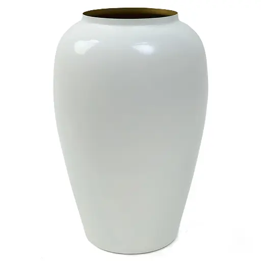 Ваза MBM HOME Елізіум залізна білий - золотий 230х230х350 мм (VB-04 WHITE/GOLD) - фото 1