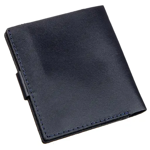 Мужской кожаный кошелек Shvigel 10х8.5х1 см acs0015128 - фото 2