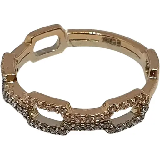 Золотое кольцо Империя золота с фианитами. КВ1482И 17,5