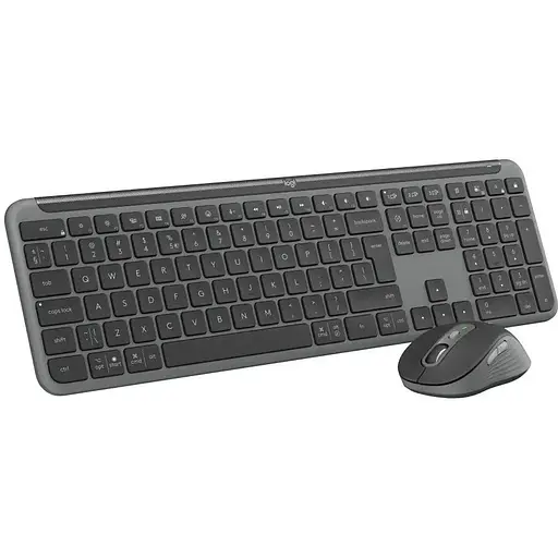 Комплект (клавиатура, мышь) беспроводной Logitech Signature Slim Combo MK950 for Business Graphite (920-012508)