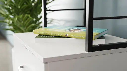 Стол-тумба трансформер Смарт 4/1 с этажеркой Ferrum-decor 1430x1450x500 Черный металл ДСП Белое 16 мм (FRD-105123) - фото 9