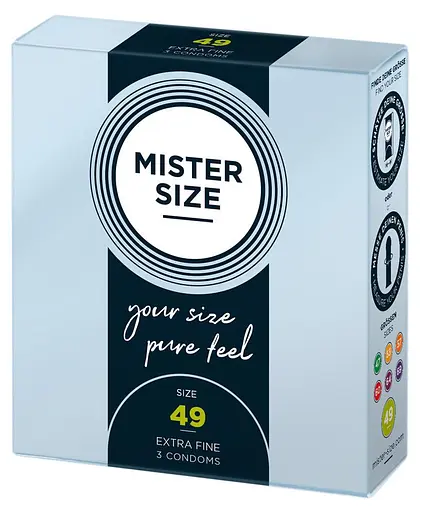 Презервативы Mister Size 49 прозрачный 3 шт.