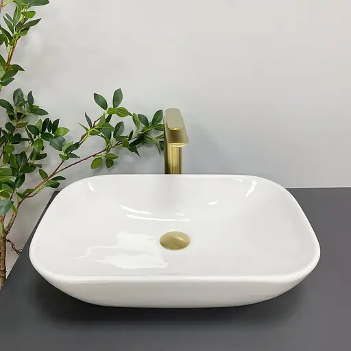 Умивальник VBI Pavia white накладний VBI-012605, Білий - фото 3