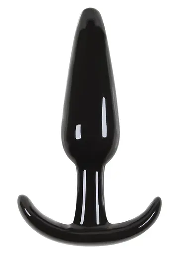 Анальна пробка Jelly Rancher T-Plug Smooth 10.9 см (чорний)