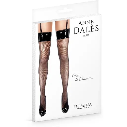 Панчохи сітка з вініловим верхом Anne De Ales Domina T2 - фото 2