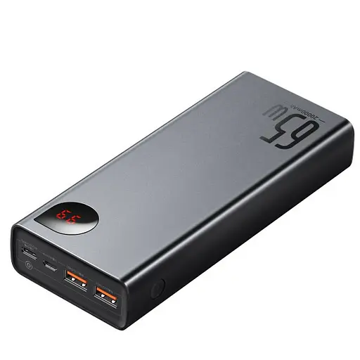 Повербанк Baseus Adaman Metal Digital Display 20000 mAh 65W 6A - фото 4