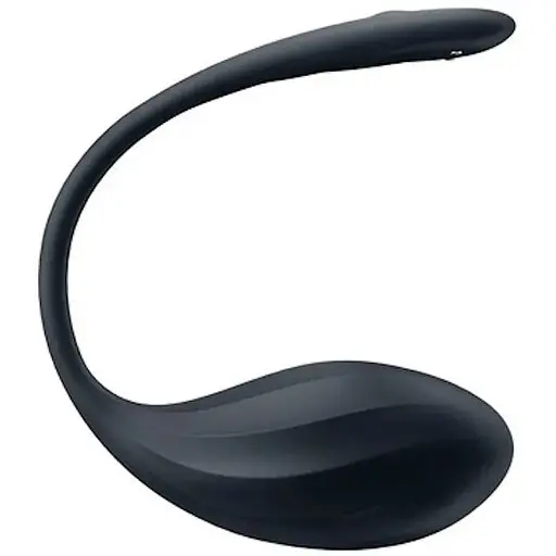 Віброяйце Satisfyer Ribbed Petal чорний