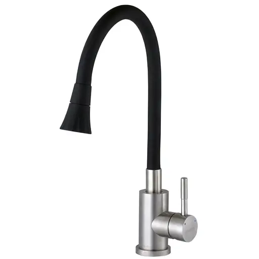 Змішувач для кухні Globus Lux Alpen SBT1-203SA-B01 000025225 Нержавіюча сталь - фото 1