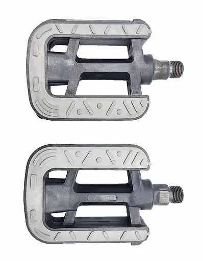 Педали велосипедные Пластиковые с резиновым покрытием Черный с серым (G0000502) - фото 3