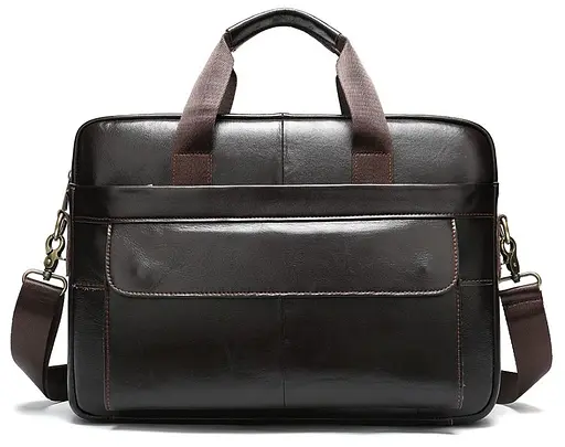 Чоловіча шкіряна сумка Vintage 39х28,5х6,5 см sum0014987 - фото 1