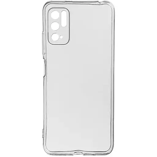 TPU чехол Epik Transparent 1.5 mm Full Camera для Xiaomi Redmi Note 10 5G / Poco M3 Pro Бесцветный прозрачный