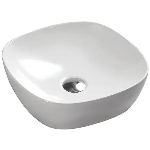 Умивальник Omnires Portland 37x37 white PORTLAND370BP, Білий - фото 1