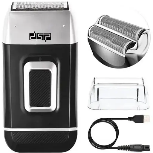 Беспроводная электробритва шейвер DSP 60102 бритва для влажного и сухого бритья аккумуляторная бритва 5 Вт Черный - фото 1