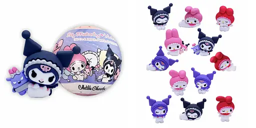 Фигурка-сюрприз в шаре COOL THINGS серии Hello Kitty - МОЯ МЕЛОДИЯ И КУРОМИ - фото 2