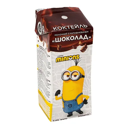 Коктейль молочный Despicable Me шоколад 2% 200 г