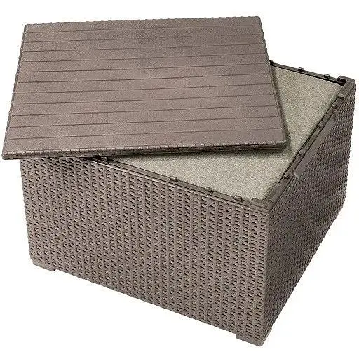 Комплект садових меблів Keter Emma 3 seater set стіл-скриня бежевий - фото 2