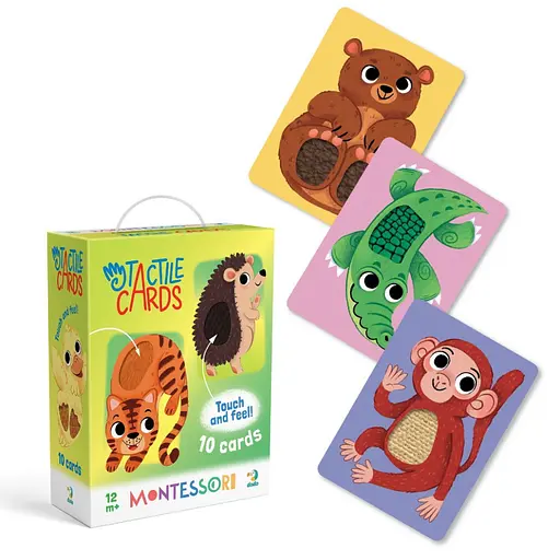 Набір карток з тактильними елементами "Малюки тварин" DoDo Toys 301230 - фото 2