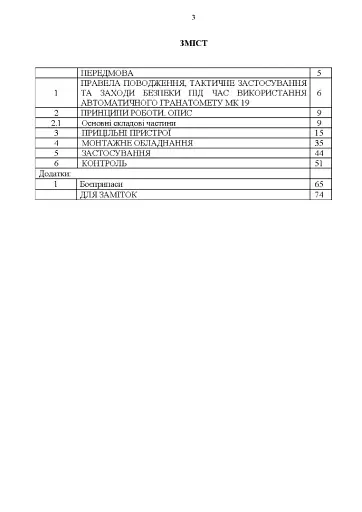 Інструкція з експлуатації автоматичного гранатомету Mk 19 (М3) - фото 2
