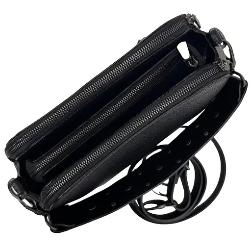 Шкіряне кросбоді на три відділи Tavinchi CH-0125A-FL