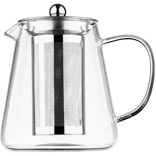 Заварник Ardesto Gemini Milano 950 мл боросиликатное стекло нержавеющая сталь прозрачный