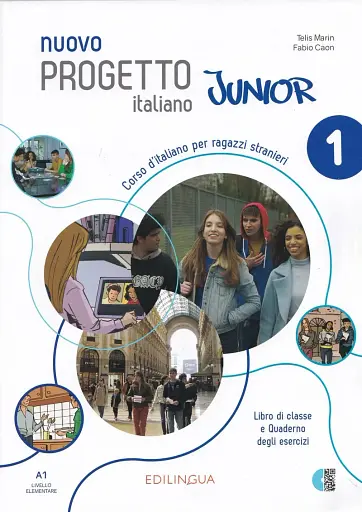 Progetto Italiano Junior Nuovo 1. Libro & Quaderno + audio + video (QR code)
