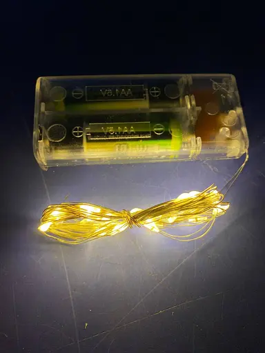 Новогодняя гирлянда Brille роса на батарейках 30 LED 3 м белый теплый 1976-07 - фото 2