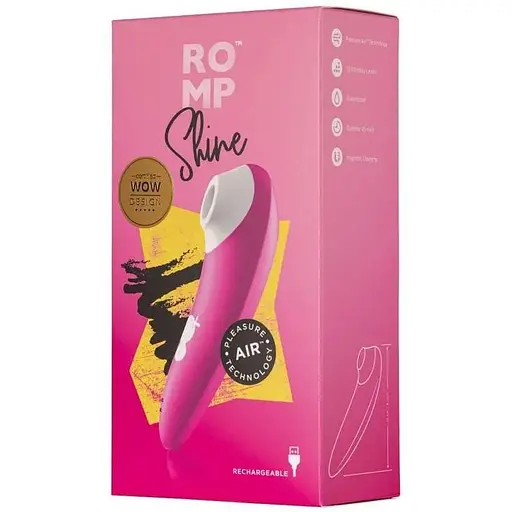 Вакуумний кліторальний стимулятор Romp Shine 10 рівнів інтенсивності - фото 8