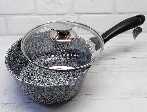 Сотейник ковш Edenberg EB-8046 із гранітним покриттям із кришкою 1.9 л - фото 5