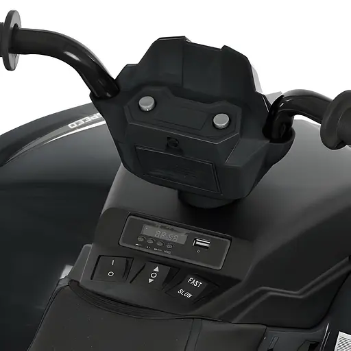 Електромобіль дитячий Bambi Квадроцикл M 6060EL-2 24V на двох 35W моторах з USB та Bluetooth на міцних колесах чорний - фото 6