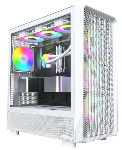 Корпус MONTECH X5 без блока питания, белый (X5 (W)) - фото 7