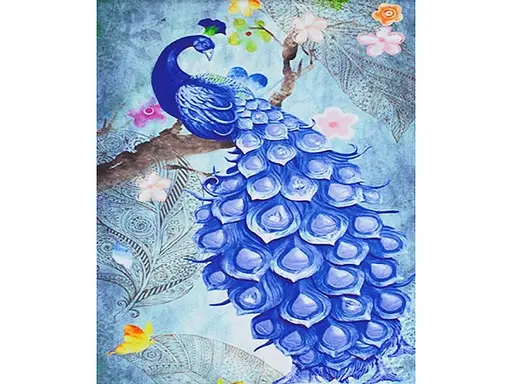 Алмазна мозаїка Важний павич, TK Group (40х50 см)