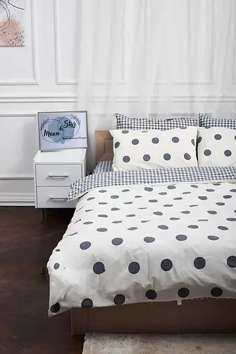 Комплект постільної білизни Moon&Star двоспальний 175х210 см наволочки 2х70х70 см Riccarda Ranforce Elite - фото 5