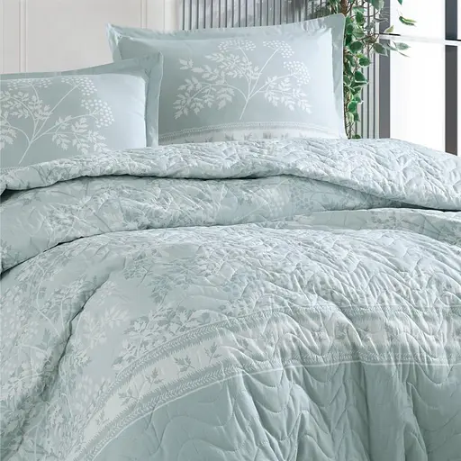 Комплект зі стьобаною підковдрою 4 сезона Delvin Ранфорс Clasy pbe0051454 - фото 1