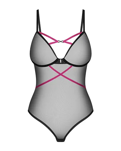 Боді Obsessive Novenes XL/2XL чорний - фото 6