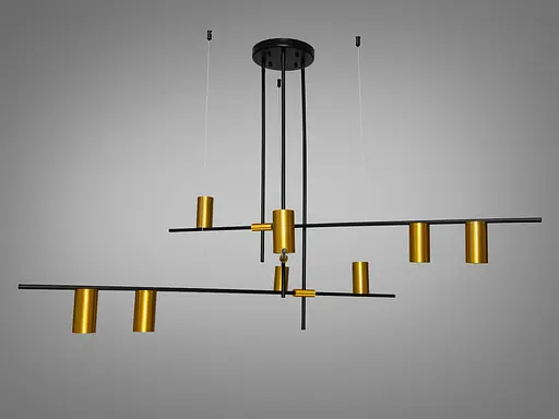 Родзинка колекції 2024 року, вишукана люстра-підвіс в стилі Loft на 9 ламп, б - фото 1