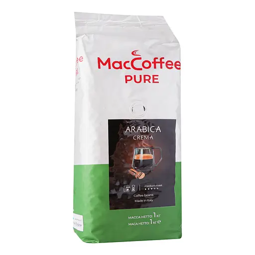 Кофе в зернах MacCoffee Arabica Crema Pure, натуральный, жареный, 1 кг (882592) - фото 6