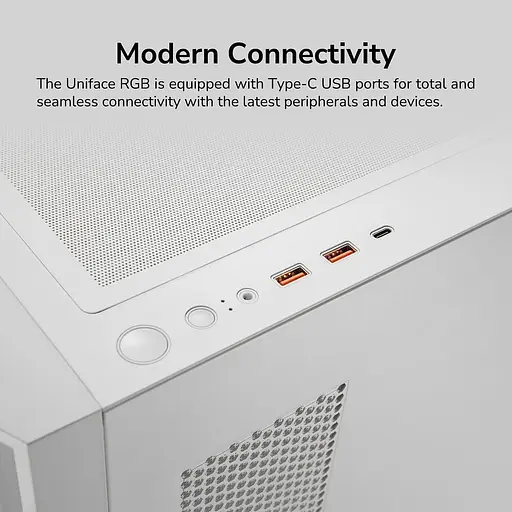 Корпус Cougar Uniface RGB White (UNIFACE RGB White) без блока питания - фото 3