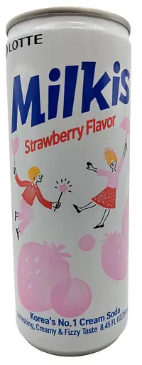 Безалкогольный напиток Lotte Milkis Strawberry 250 мл