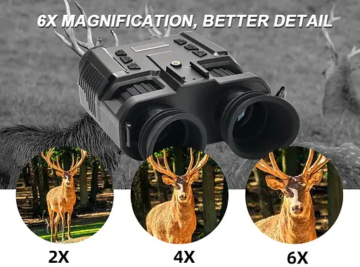 Бинокулярный прибор ночного видения с креплением на голову Binock NV8000 3D Gen2 с видео и фото (до 400м) - фото 8