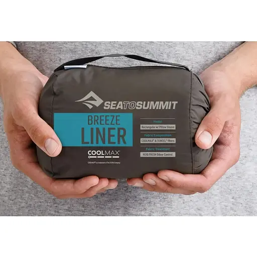 Вкладыш в спальник Sea To Summit Breeze Liner Rectangular w/ Pillow Sleeve (1033-STS ASL031081-250207) - фото 3