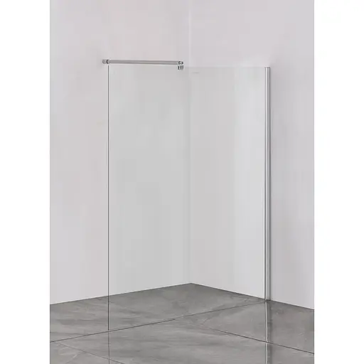 Душевая перегородка Bravo Lega 110T 000022479, прозрачный, хром матовый - фото 2