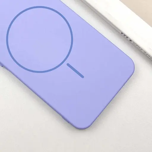 Чохол Silicone Cover Lakshmi Full Camera (AA) with MagFit для Samsung Galaxy S23 Бузковий / Dasheen - фото 2