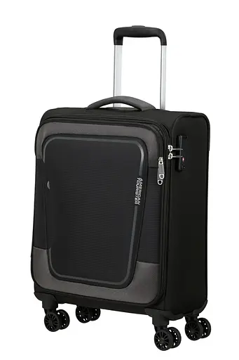 Валіза American Tourister PULSONIC ASPHALT BLACK 55x40x23(26) 55 См MD6*09001 - фото 7