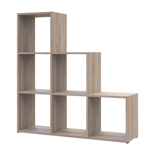 Стеллаж Doros Степь 3х3 Дуб сонома открытый 102.6х28.8х106.1 (41516160) - фото 2